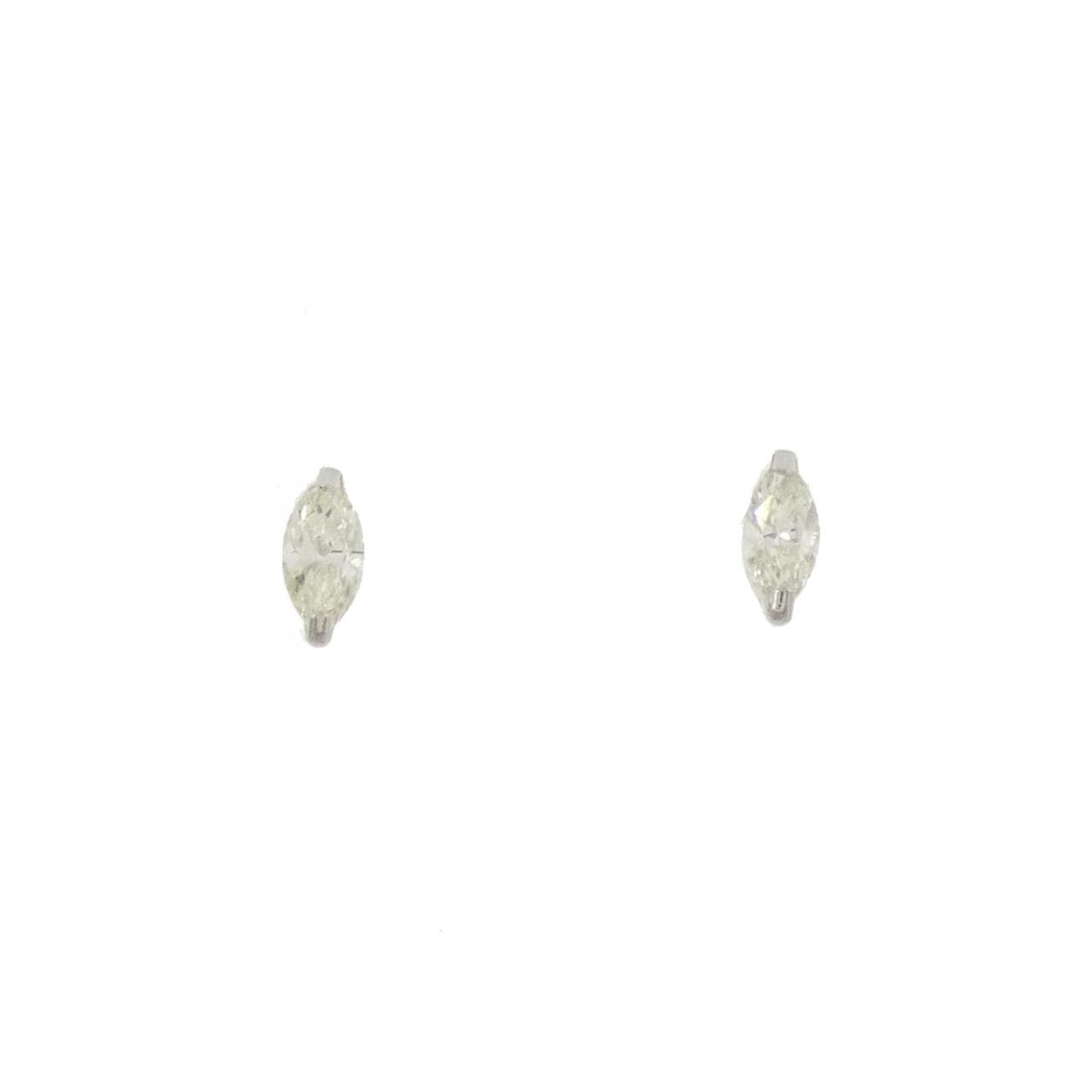 [新品] PT900钻石耳环 0.22CT