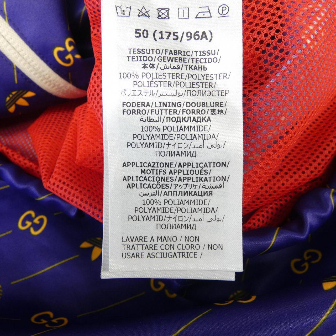 グッチ GUCCI ADIDAS TREFOIL PRINT JACKET 691428 ZAJCZ ブルゾン