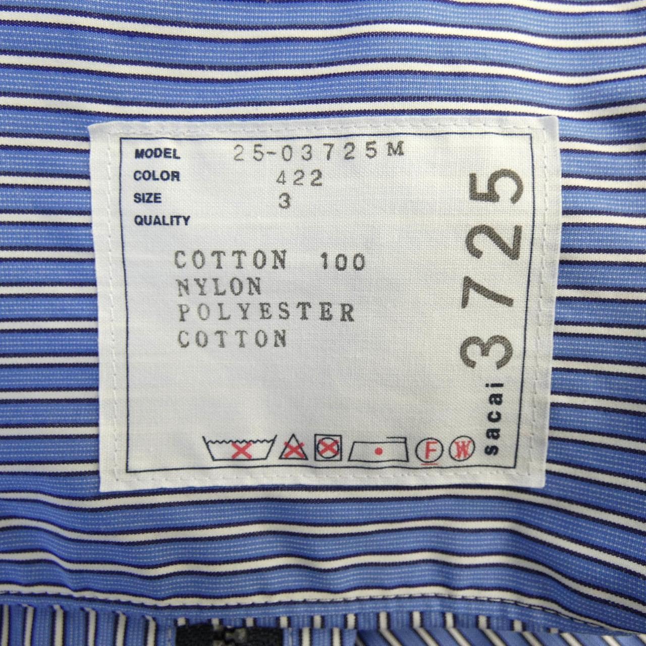サカイ SACAI 25-03725M S／Sシャツ