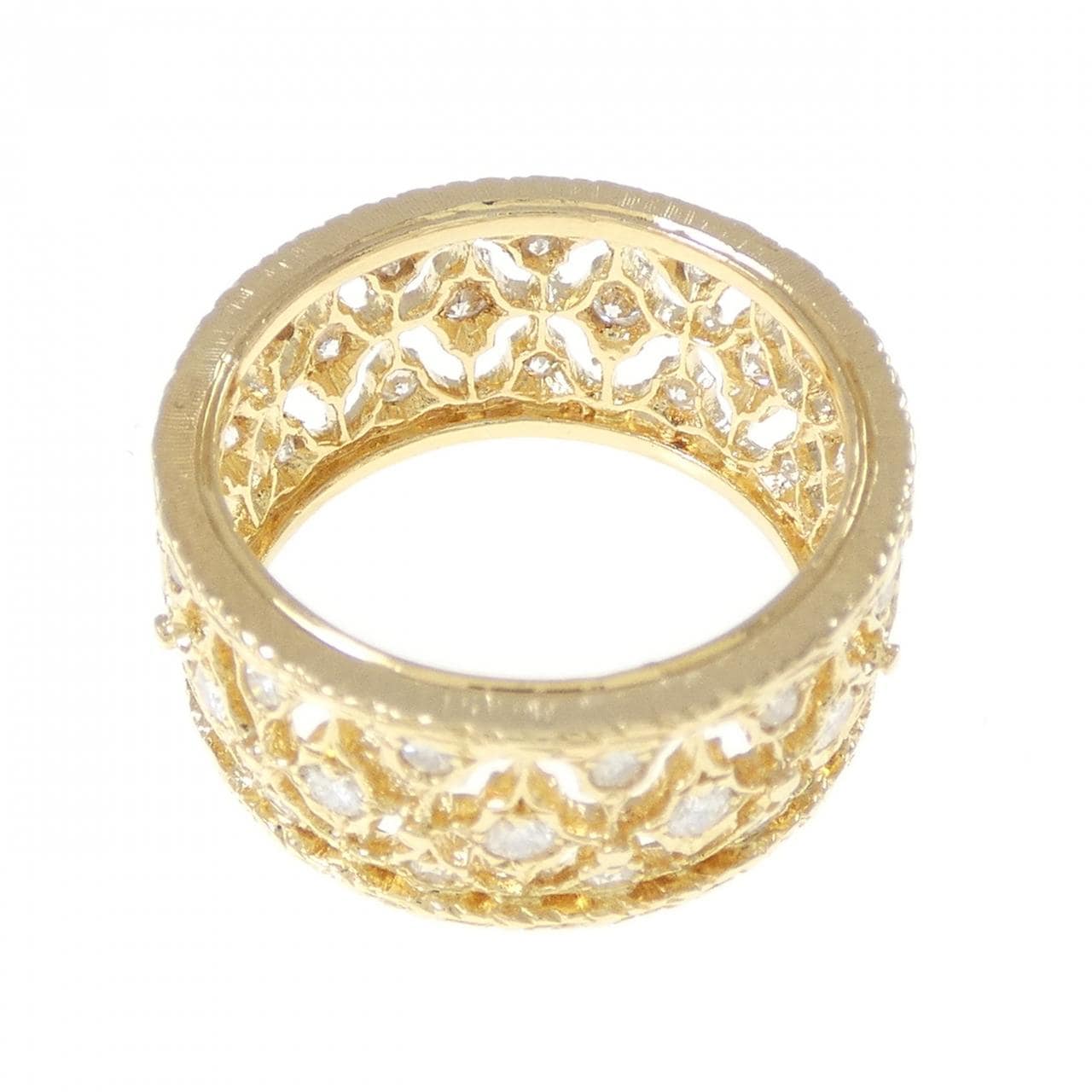 K18YG ダイヤモンド リング 0.774CT