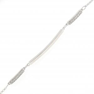 K18WG ダイヤモンド ブレスレット 0.15CT