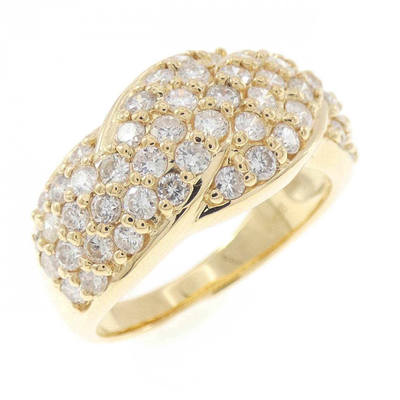 K18YG ダイヤモンド リング 2.00CT