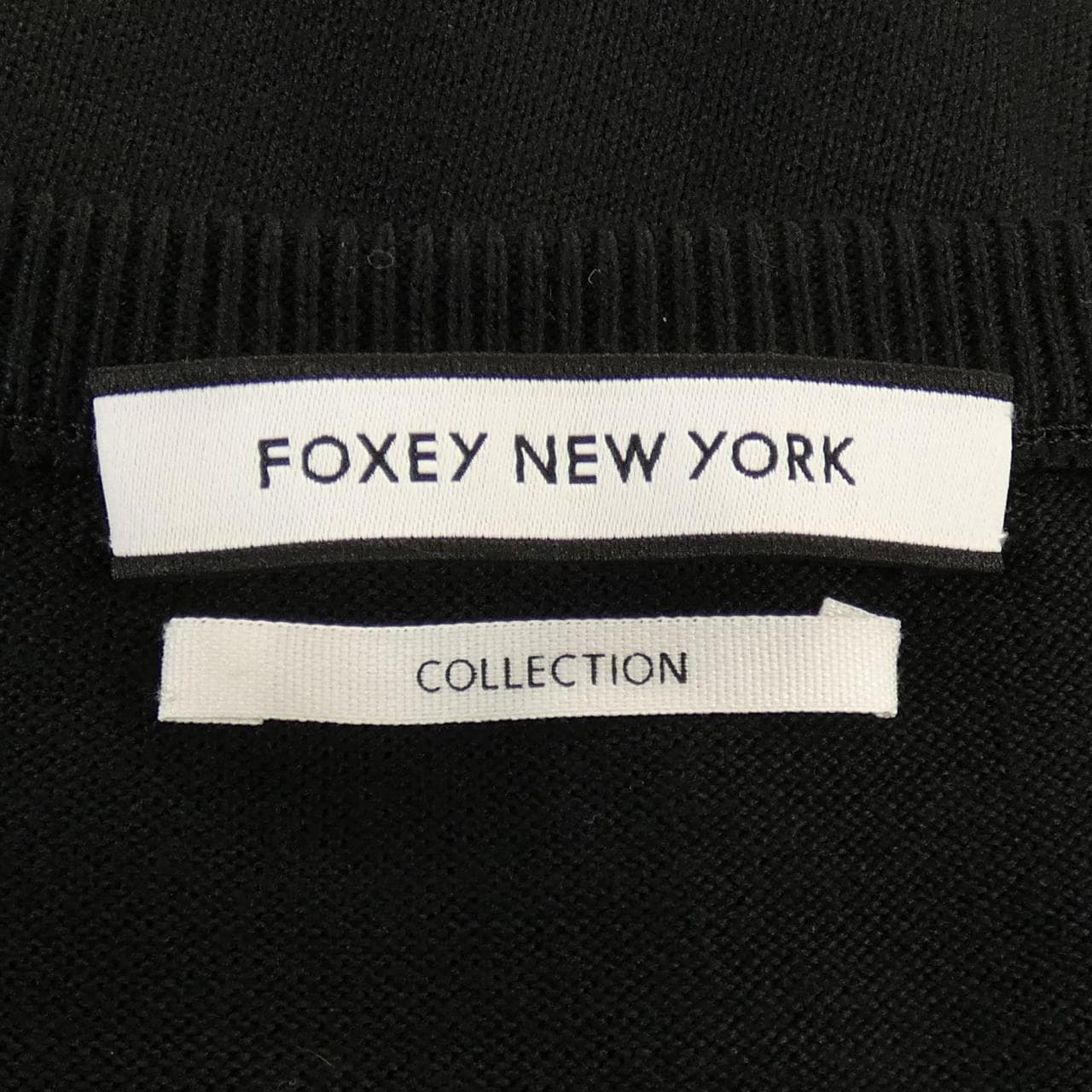 超激得SALE超激得SALEFOXEY NEW YORK ブラックトップス Tシャツ | www