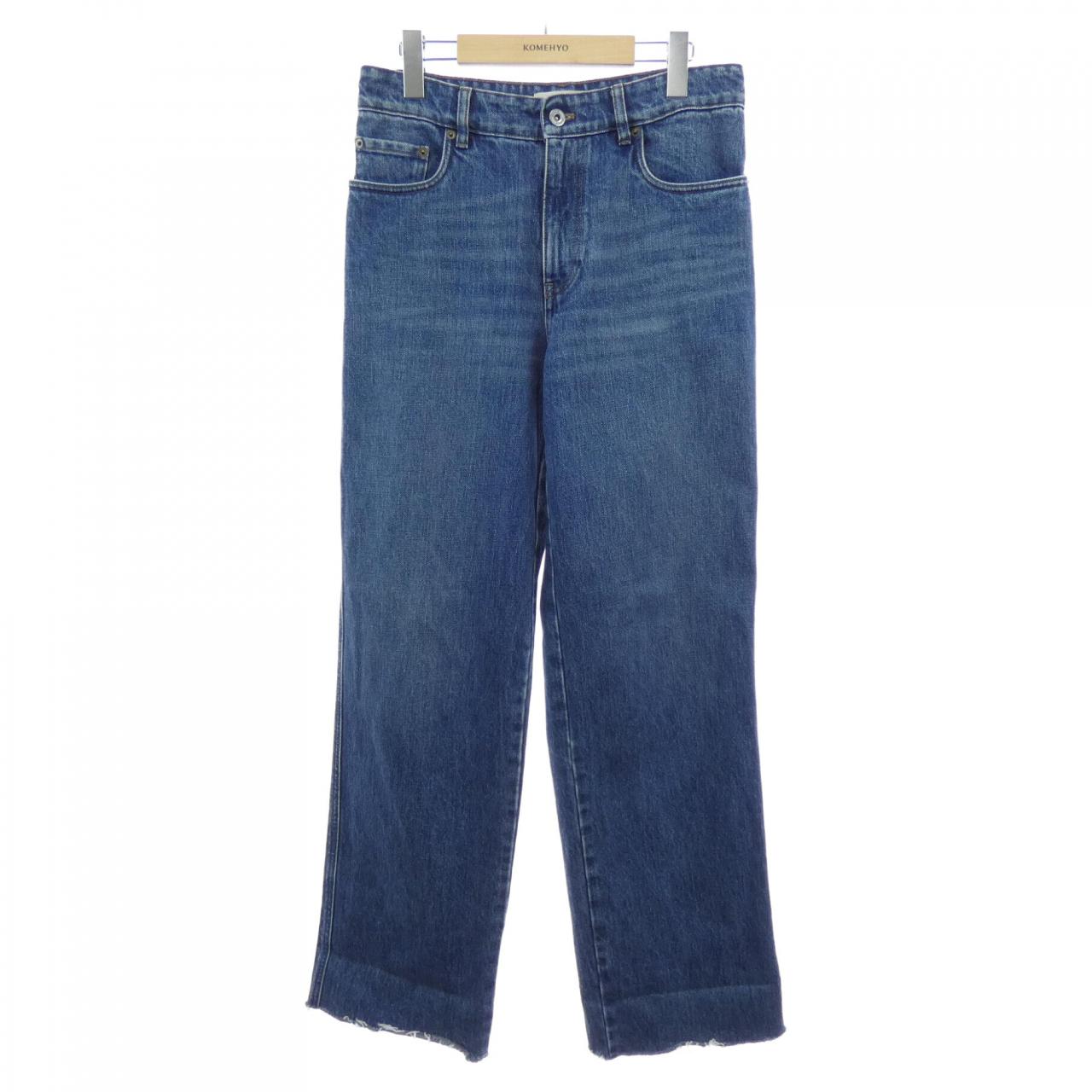 ミュウミュウ MIU MIU 5ポケット MIUMIUロゴ GWP435 SOOO 10BF ジーンズ