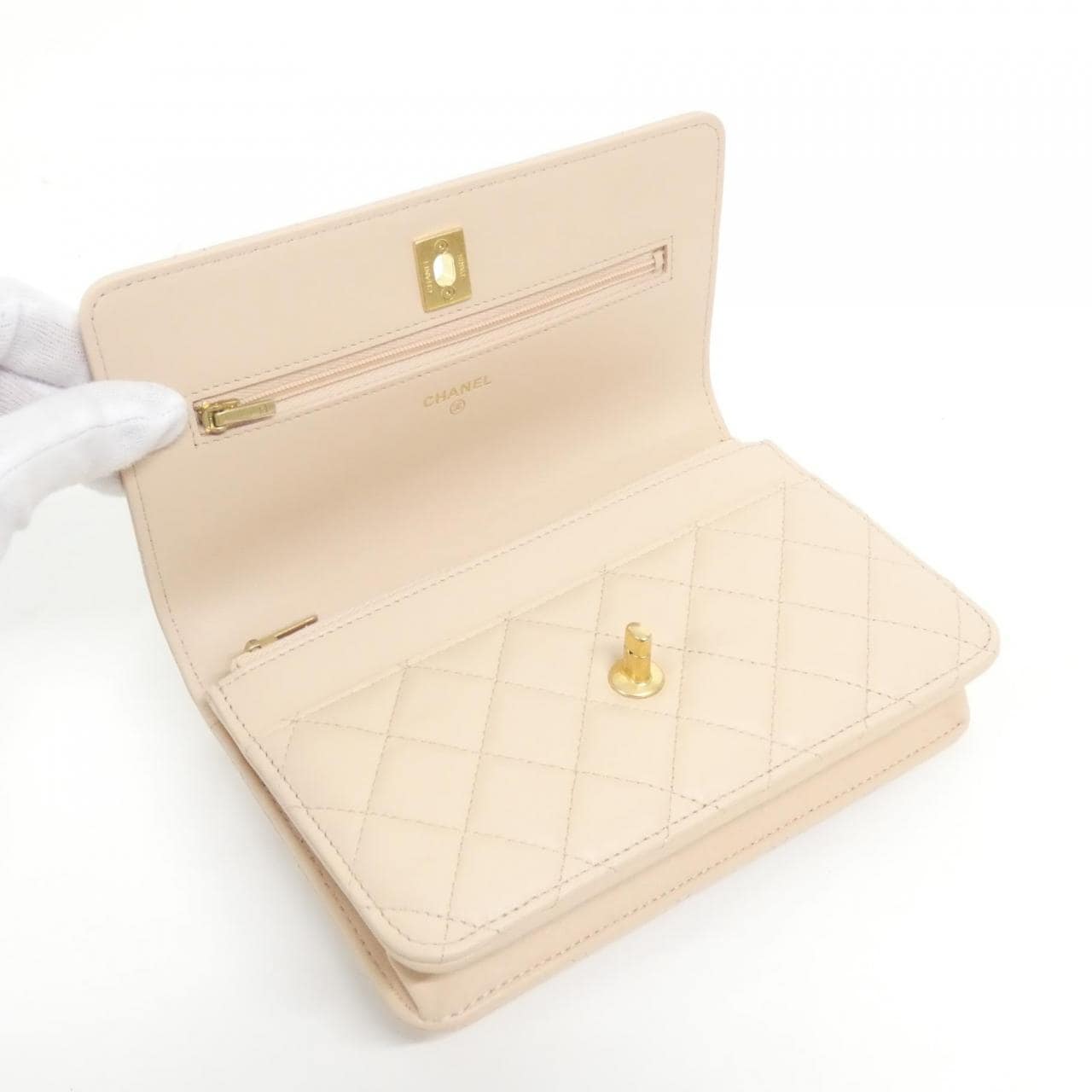 【未使用品】シャネル AP3297 チェーンウォレット