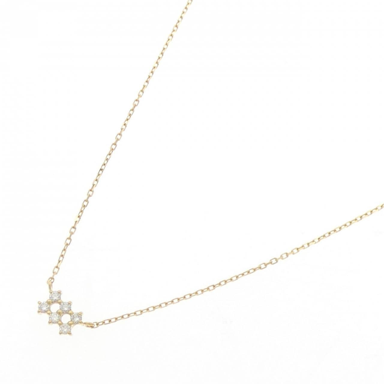 K18YG ダイヤモンド ネックレス