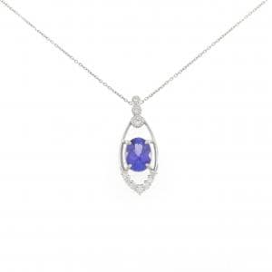 PT900/PT850 タンザナイト ネックレス 1.21CT