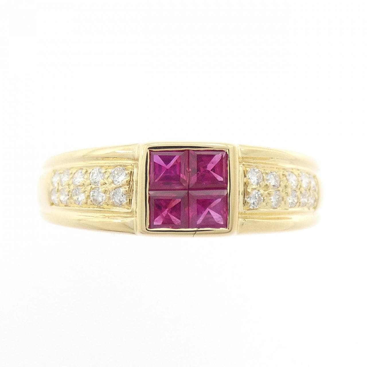 K18YG ruby ring 0.70CT