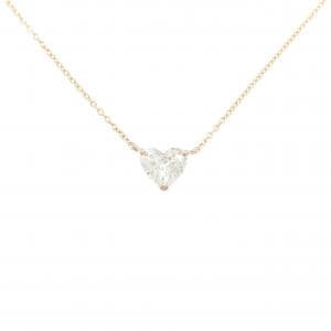 【リメイク】K18PG ダイヤモンド ネックレス 0.579CT J SI2 ハートシェイプ