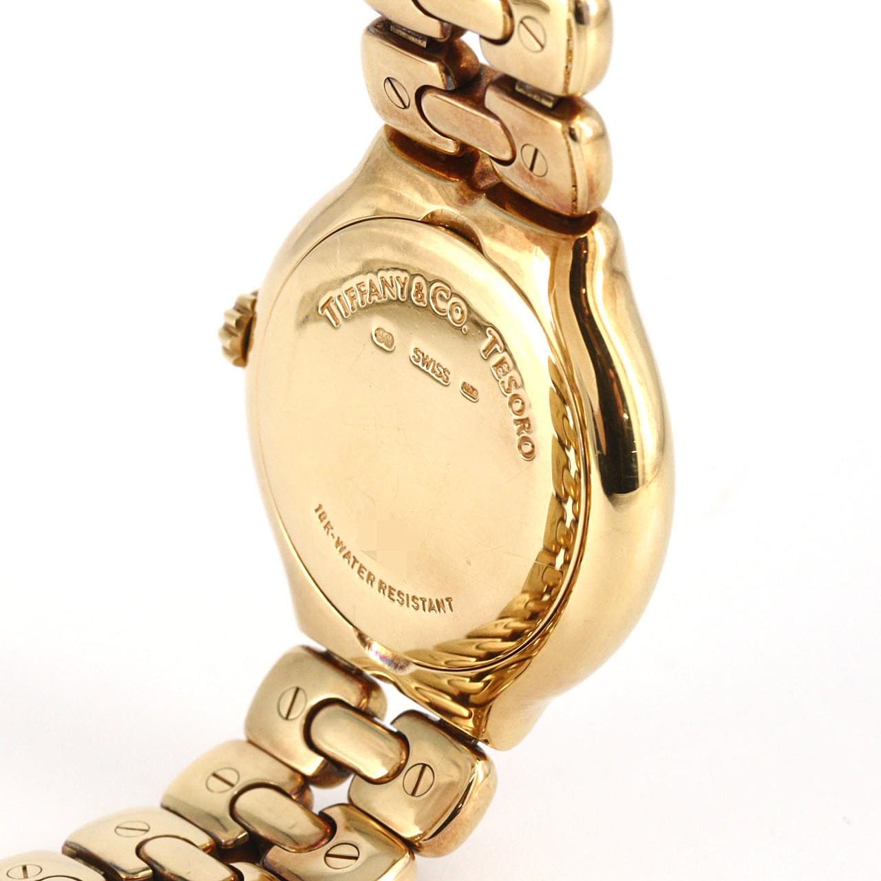 【ノーメンテナンス還元価格】ティファニー テソロ YG M0133 YG クォーツ