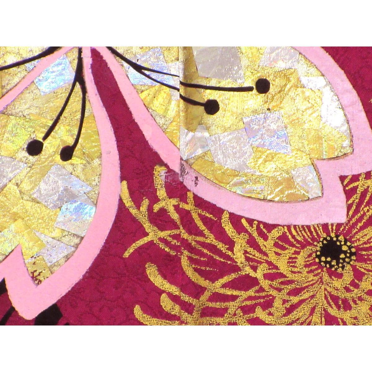 【新品】振袖　金彩箔加工【堀省平】