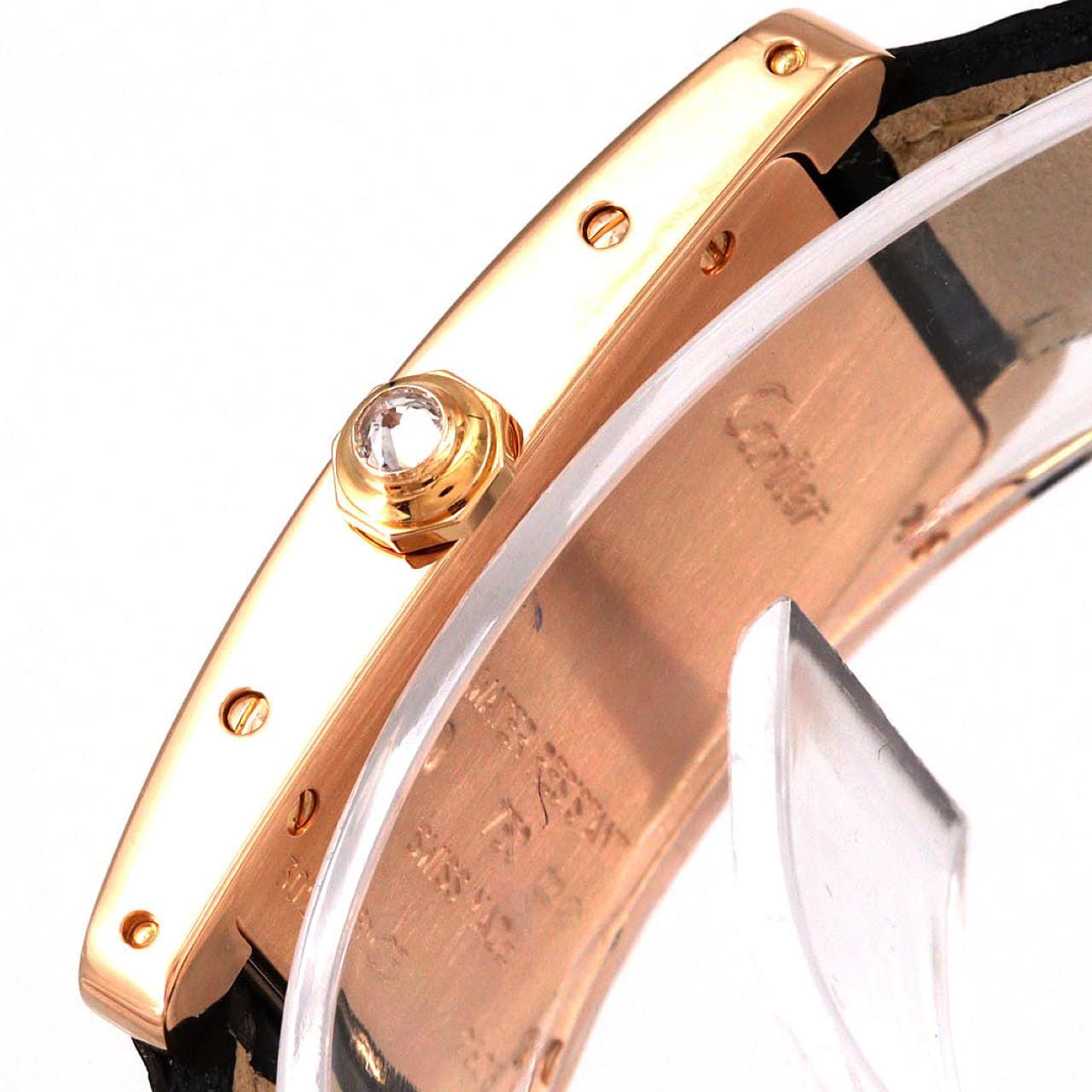 カルティエ タンクアメリカンSM PG/クロスD WB707931 PG･RG クォーツ