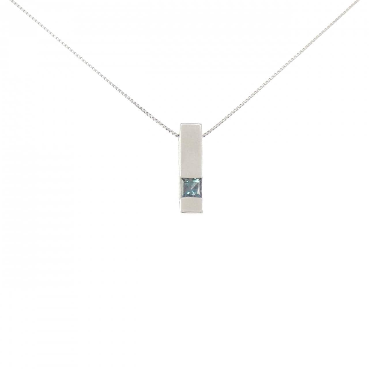 PT900/PT850 アレキサンドライト ネックレス 0.277CT