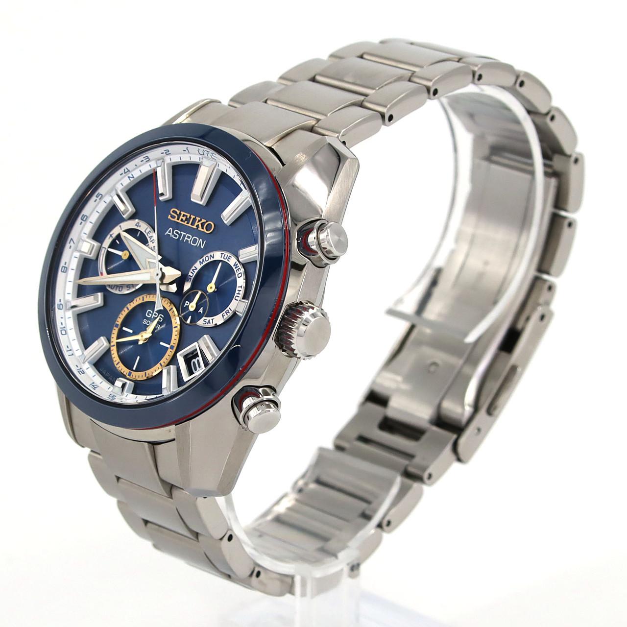 SEIKO Astron GPS Radio-Controlled Watch "Novak Djokovic" LTD 5X53-0AT0/SBXC045 SS Solar Quartz