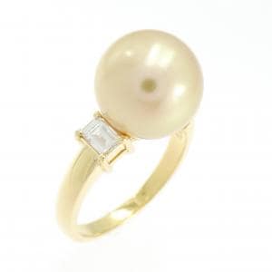 タサキ 白蝶パール リング 10.9mm