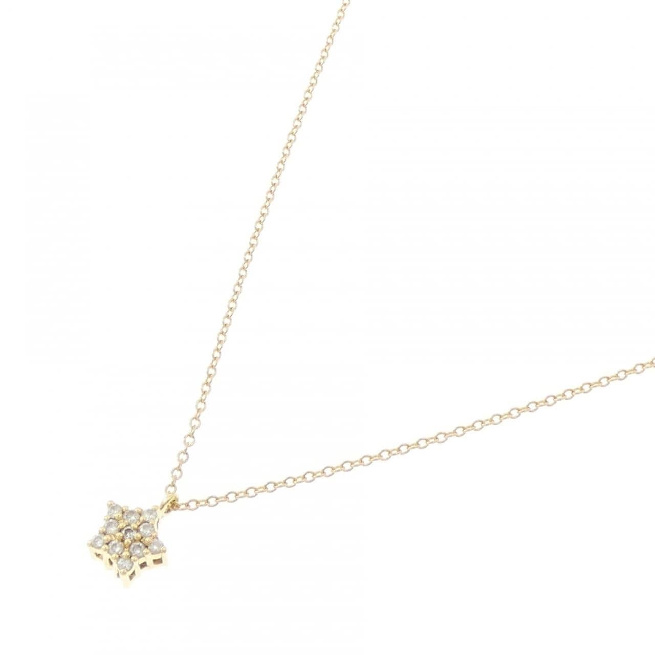 ポンテヴェキオ スター ダイヤモンド ネックレス 0.17CT