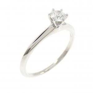 ティファニー クラシックソリティア リング 0.33CT G VS2 3EXT