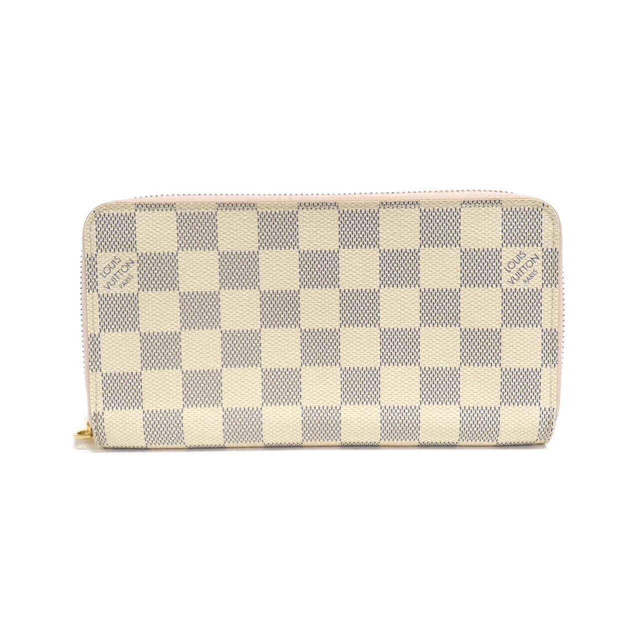 LOUIS VUITTON Damier Azur Zippy Wallet N63503 Wallet