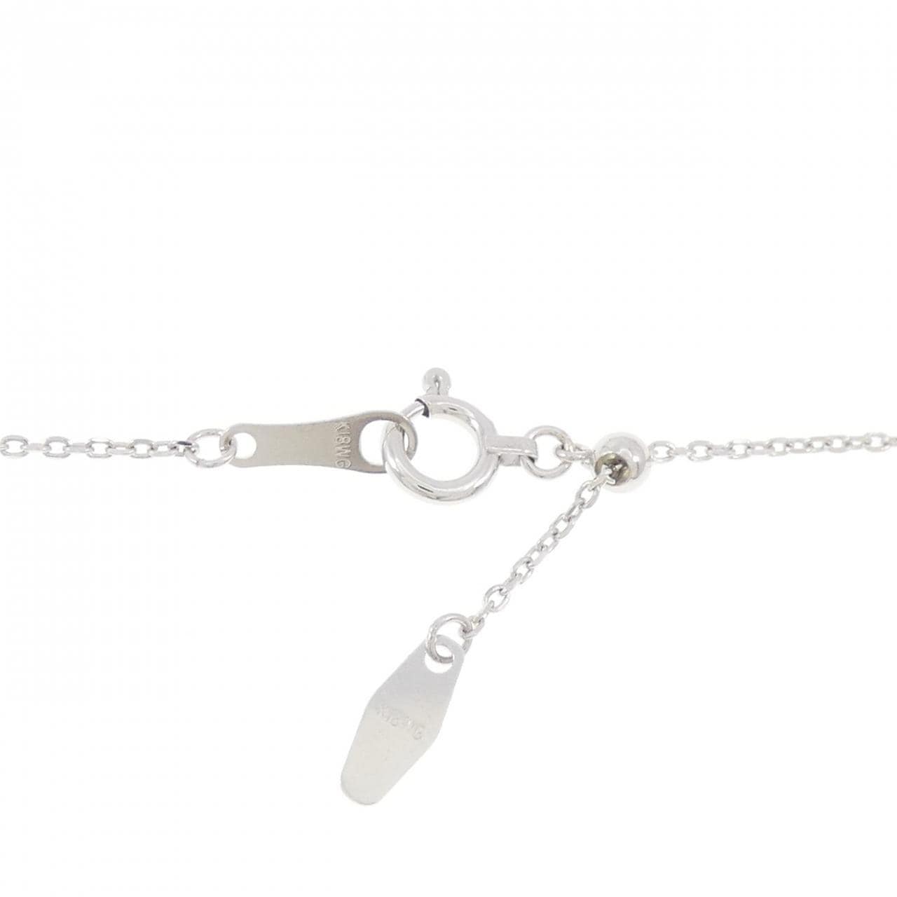 K18WG アコヤパール ネックレス