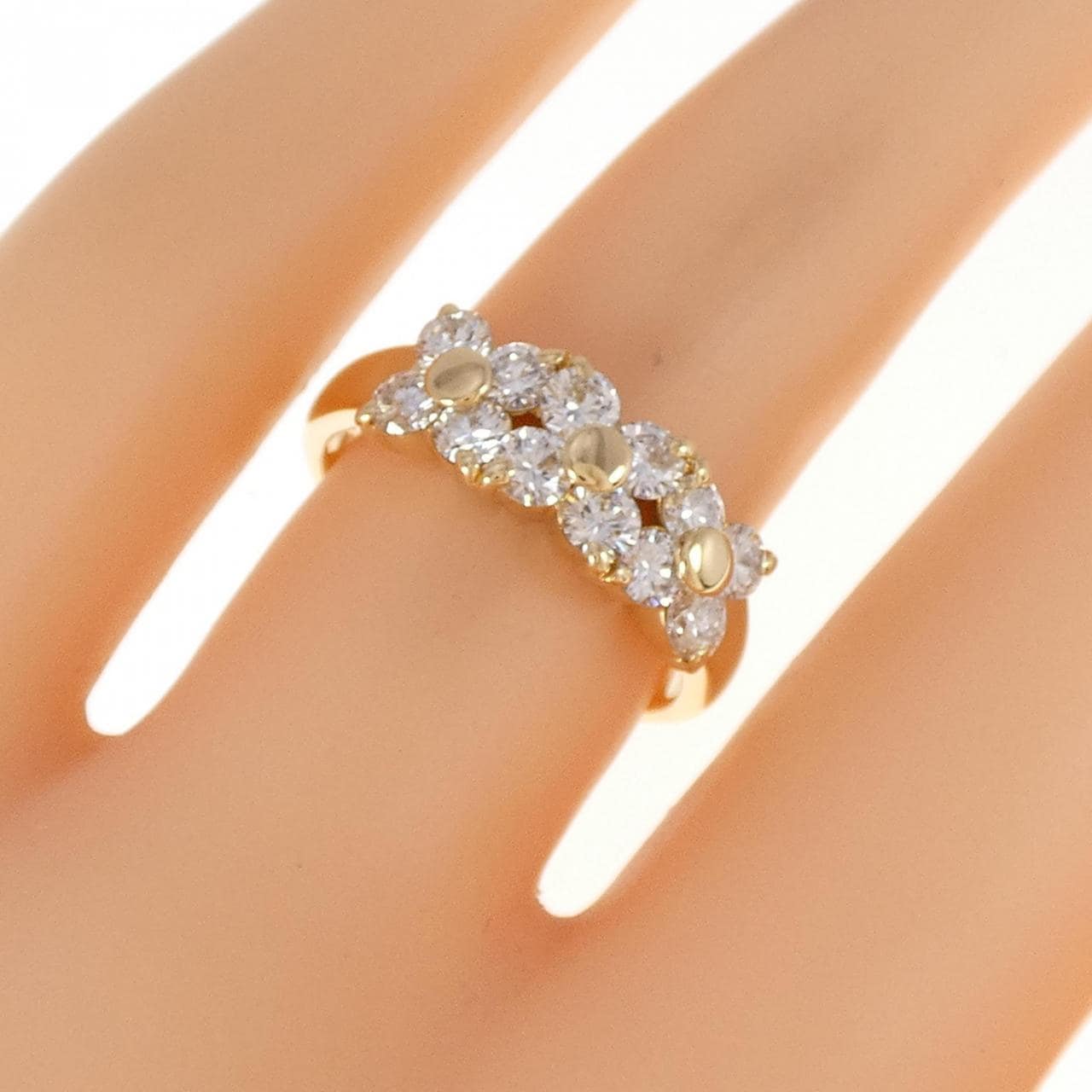 K18YG ダイヤモンド リング 1.00CT