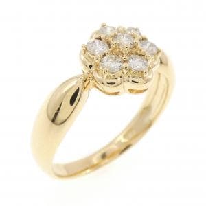 K18YG ダイヤモンド リング 0.30CT