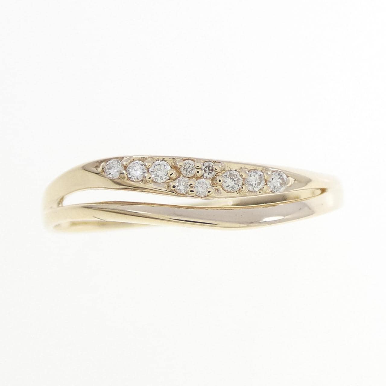 K10YG ダイヤモンド リング