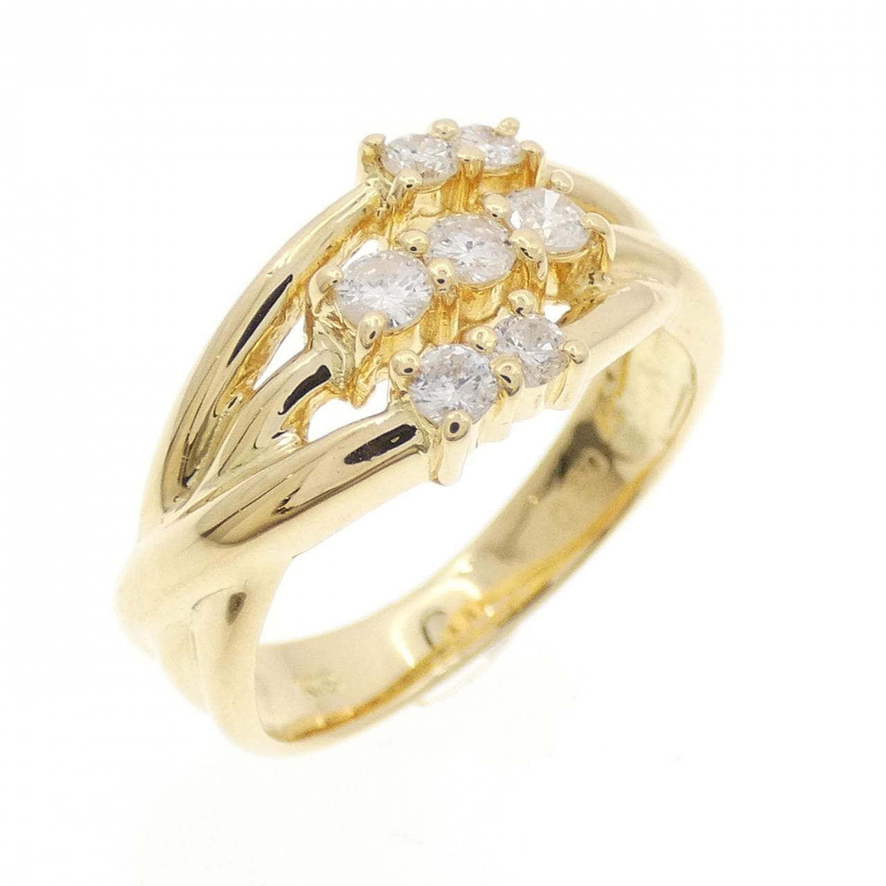 K18YG ダイヤモンド リング 0.30CT