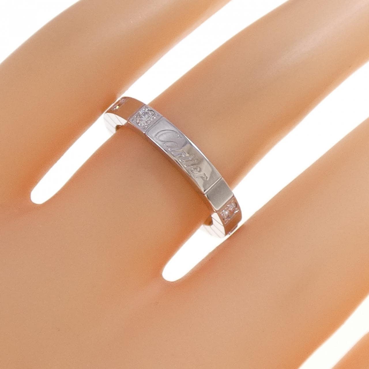 Cartier Lanieres half 钻石戒指