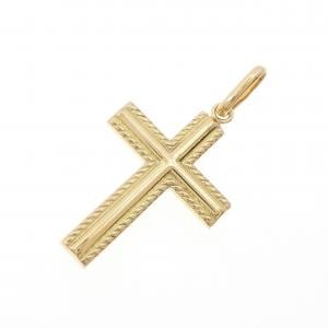 【新品】K18YG クロス ペンダント