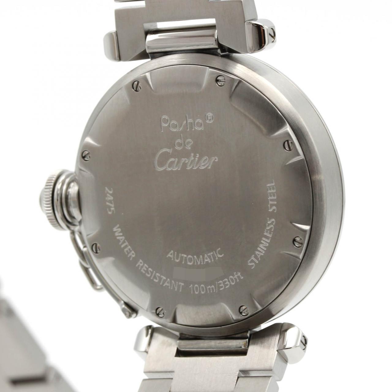 カルティエ パシャC グランデデイト W31044M7 SS 自動巻