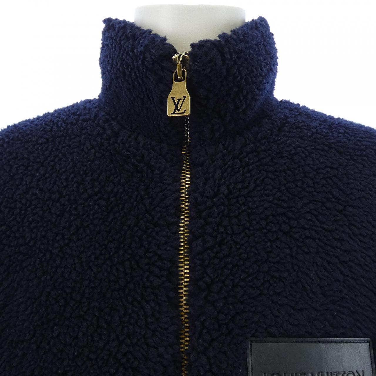 ルイヴィトン LOUIS VUITTON レザーパッチフリースブルゾン HSY42WTDK ブルゾン