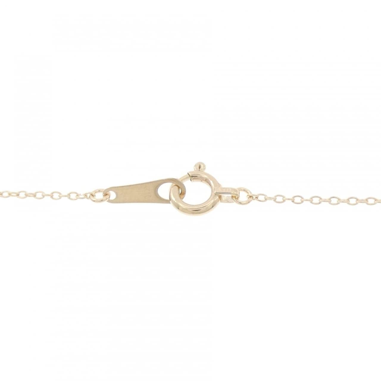 【リメイク】K10YG フラワー ダイヤモンド ネックレス 0.30CT
