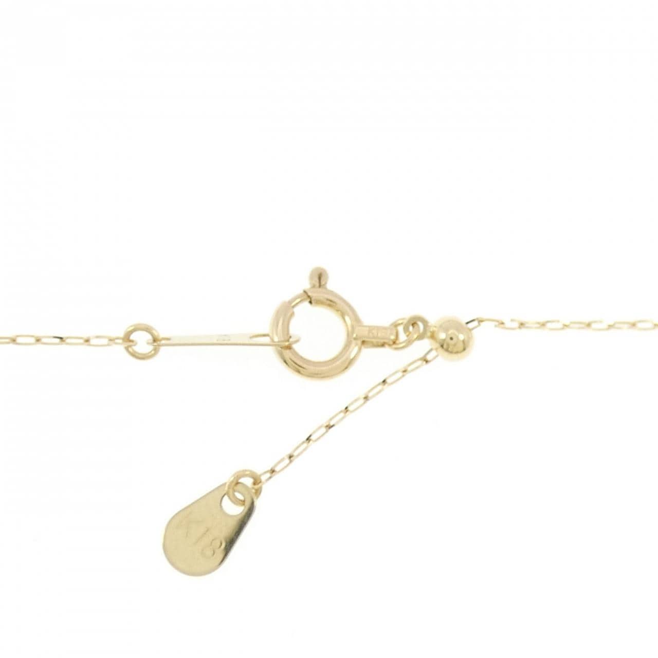 K18YG 2WAY ダイヤモンド ネックレス 0.30CT