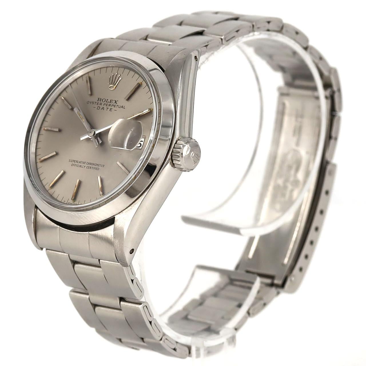 【ノーメンテナンス還元価格】ロレックス オイスターパーペチュアルデイト 1500 SS 自動巻 3番台
