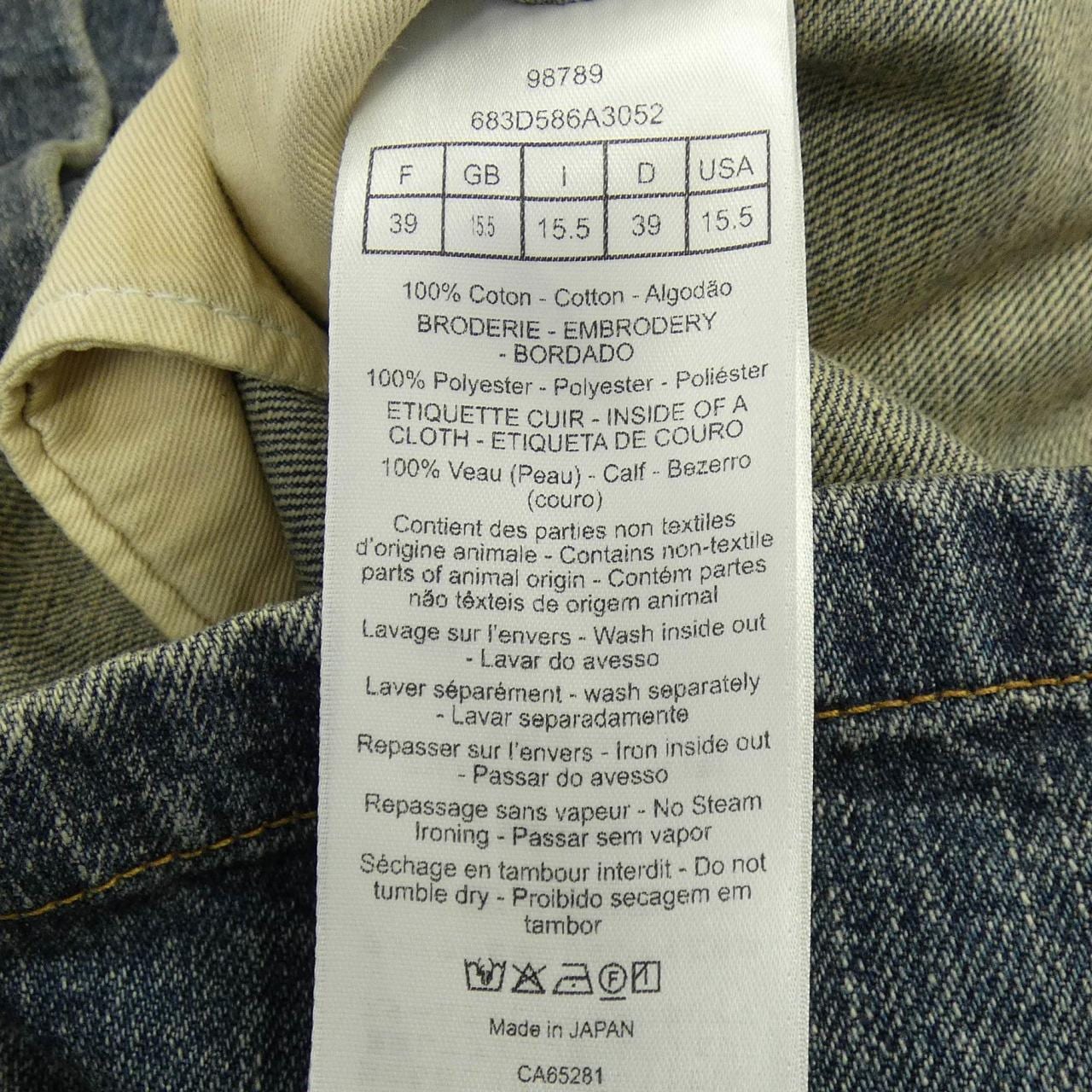 ディオール DIOR パッチワークエフェクトオーバーシャツ 683D586A3052 シャツ