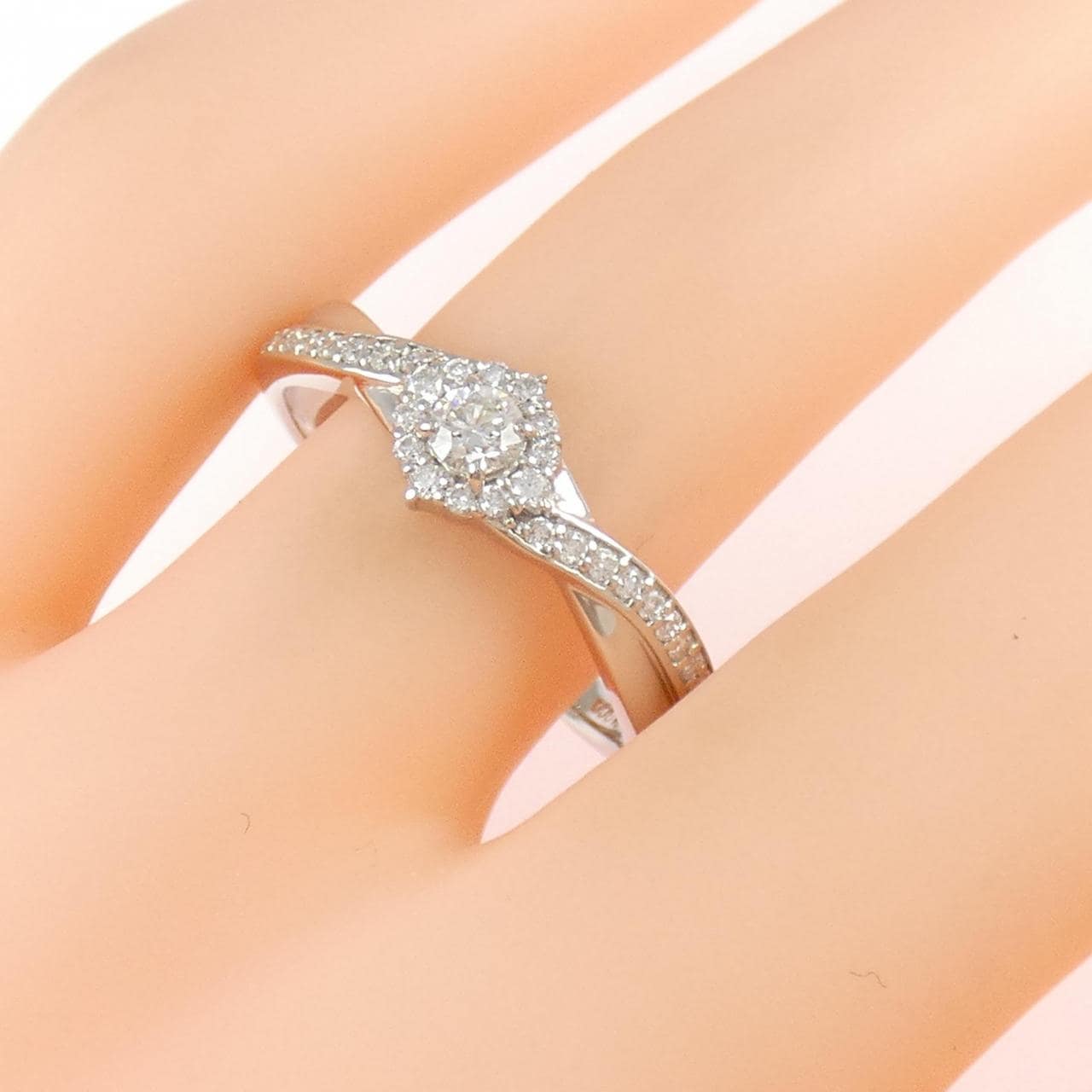 PT900 ダイヤモンド リング 0.155CT