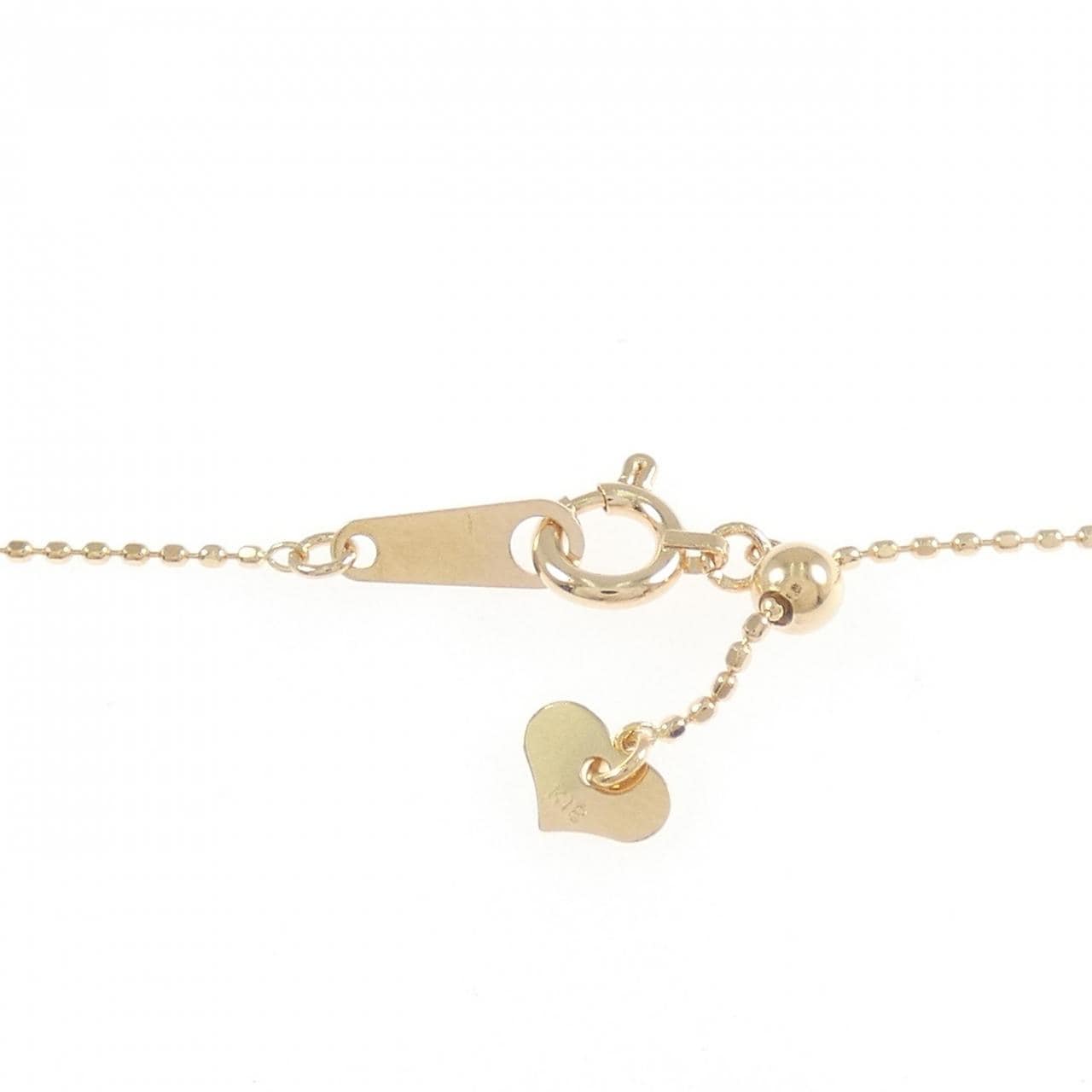 K18PG ダイヤモンド ネックレス 0.39CT