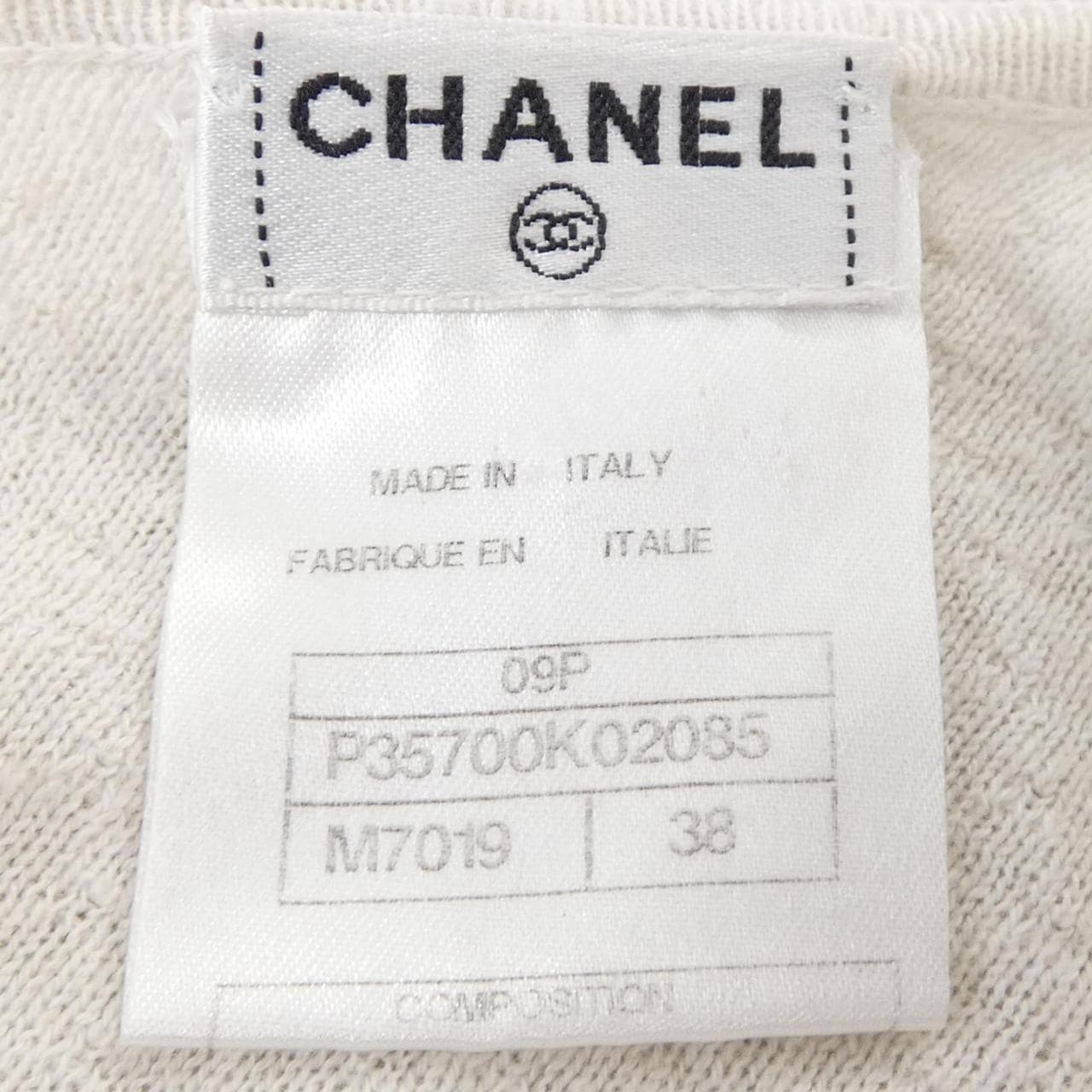 シャネル CHANEL P35700K02085 09P ニット