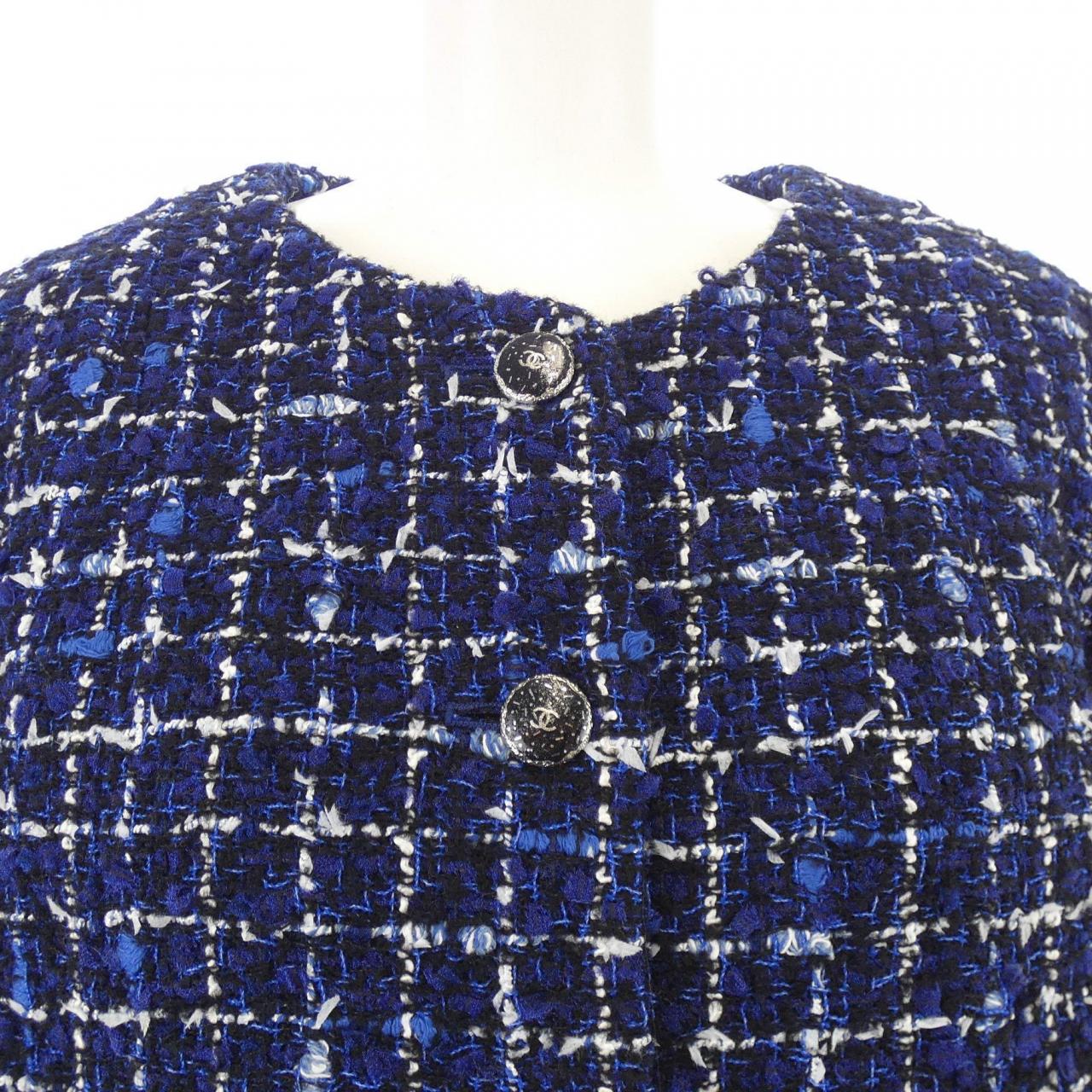 シャネル CHANEL ノーカラージャケット