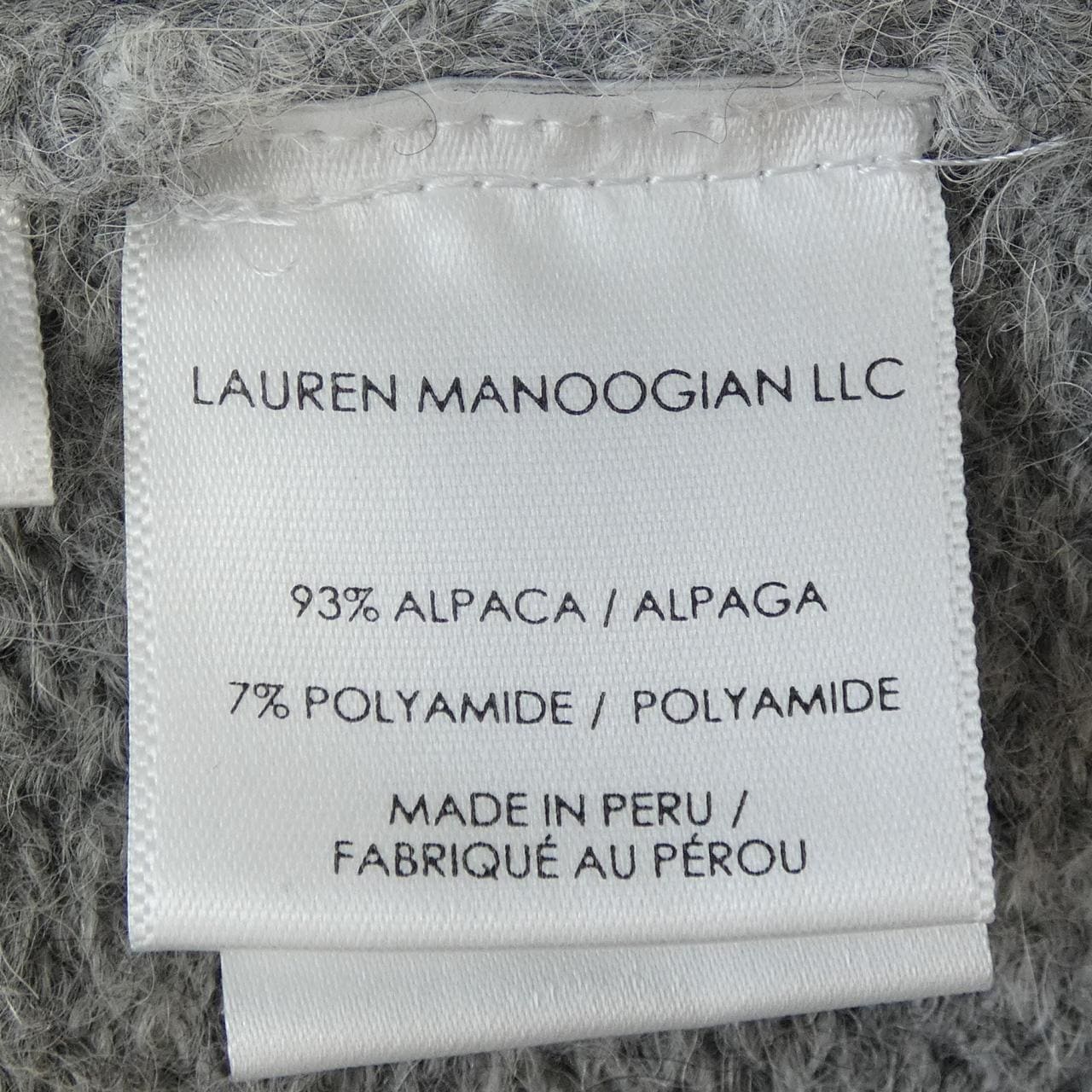 ローレンマヌーギアン LAUREN MANOOGIAN ロングカーディガン