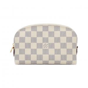 LOUIS VUITTON Damier Azur Pochette 化妝包 PM N60024