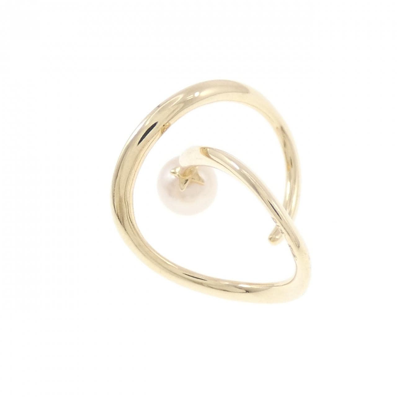 STAR JEWELRY Akoya珍珠耳夾 4.5 mm单耳