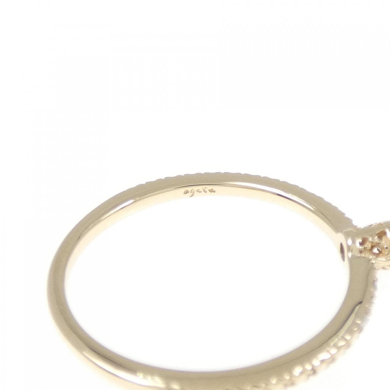 アガット ダイヤモンド リング 0.05CT