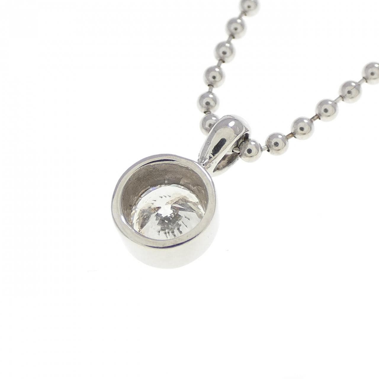 PT900 solitaire Diamond necklace 0.29CT