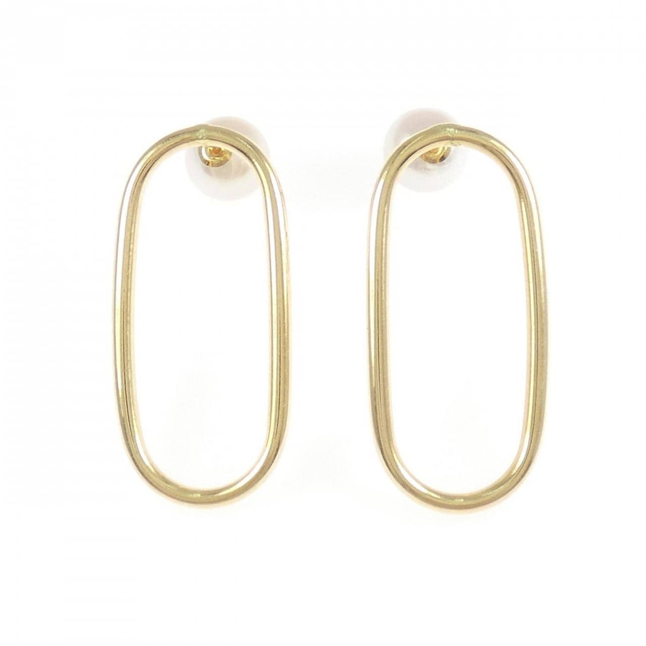 【新品】K18YG アコヤパール ピアス 7.8mm