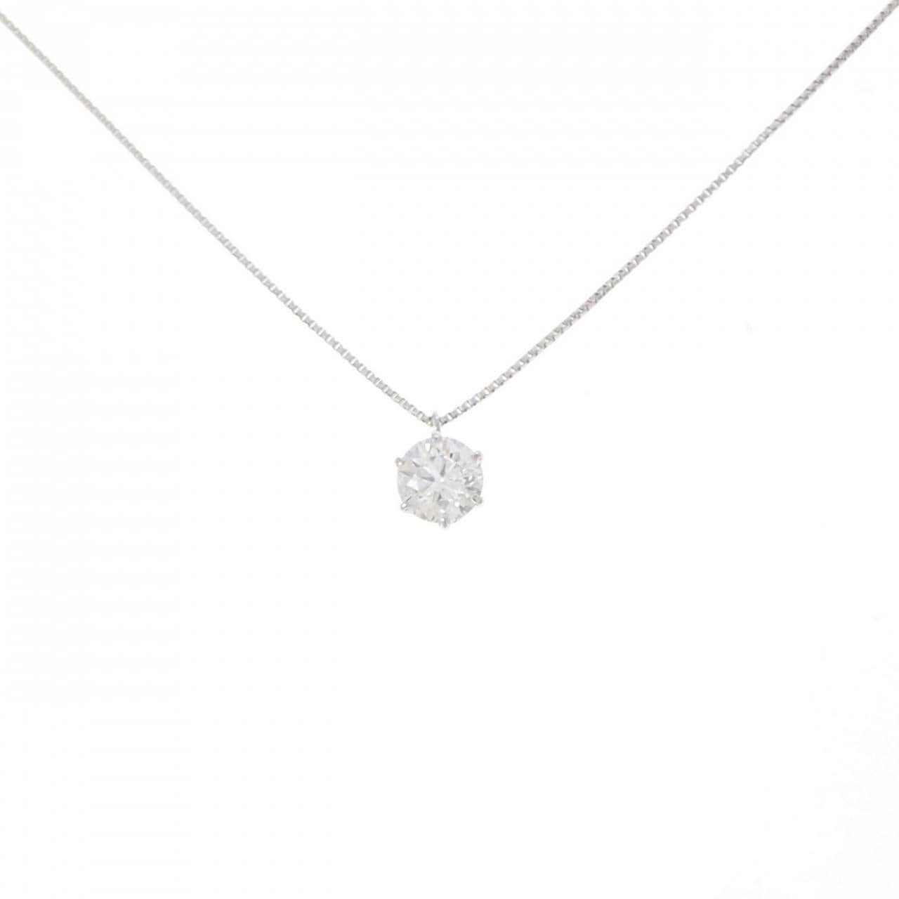 PT900/PT850 ダイヤモンド ネックレス 0.569CT F I1 Fair