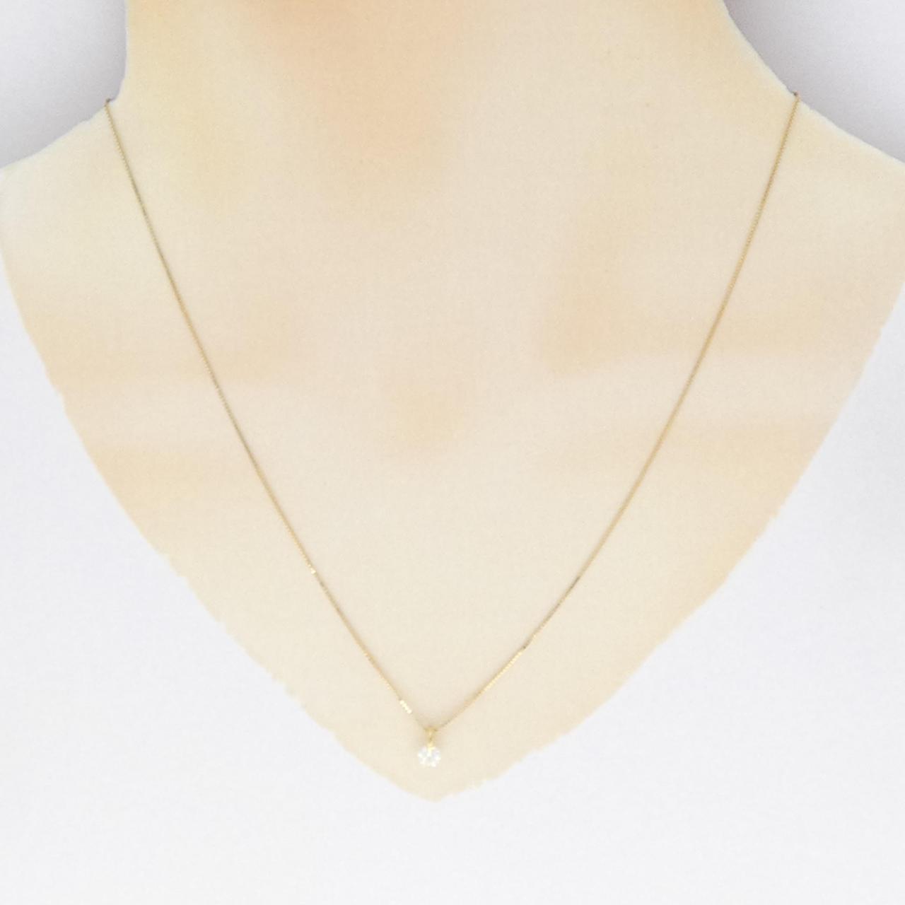 K18YG ダイヤモンド ネックレス 0.211CT
