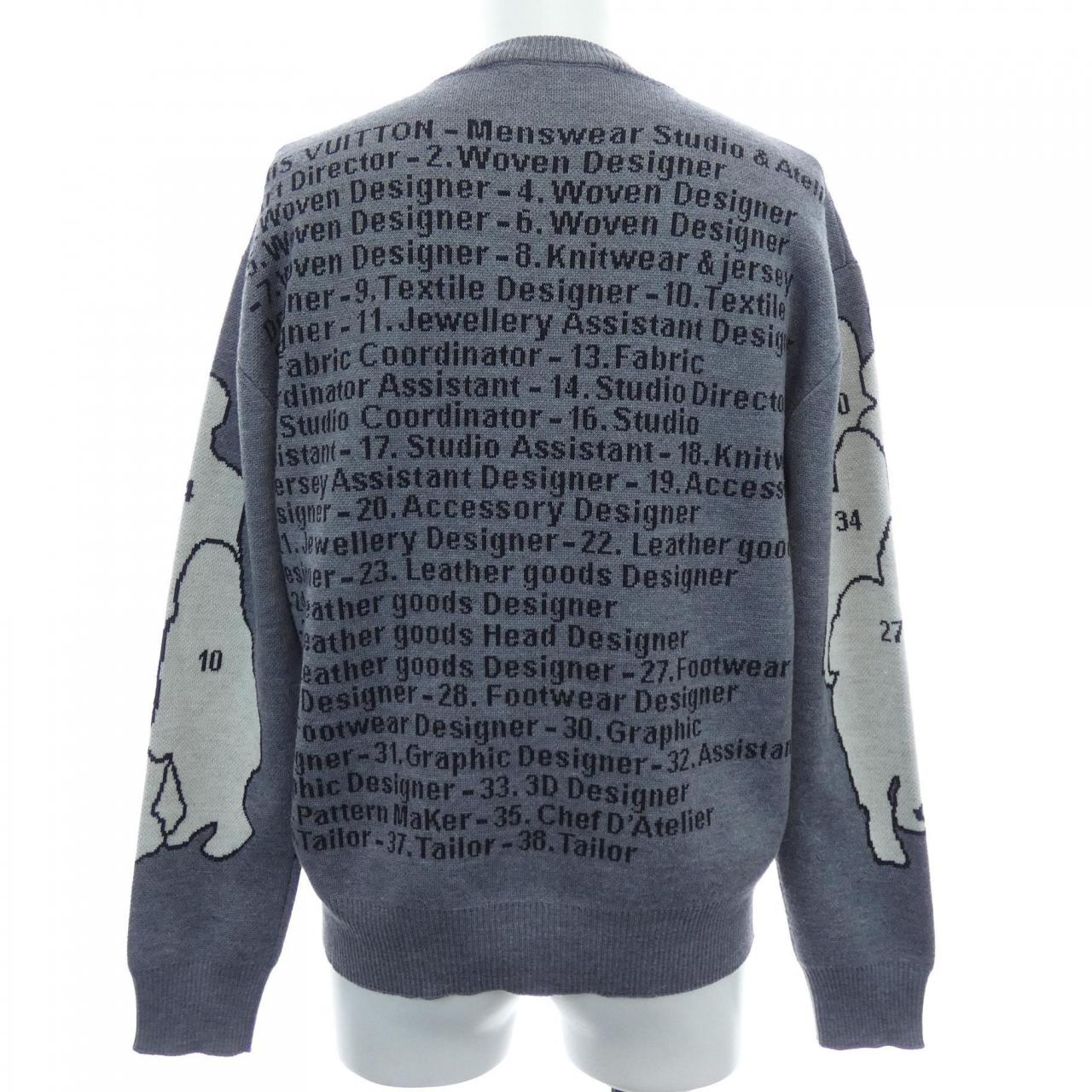 Louis LOUIS VUITTON HIN14WTBL knit