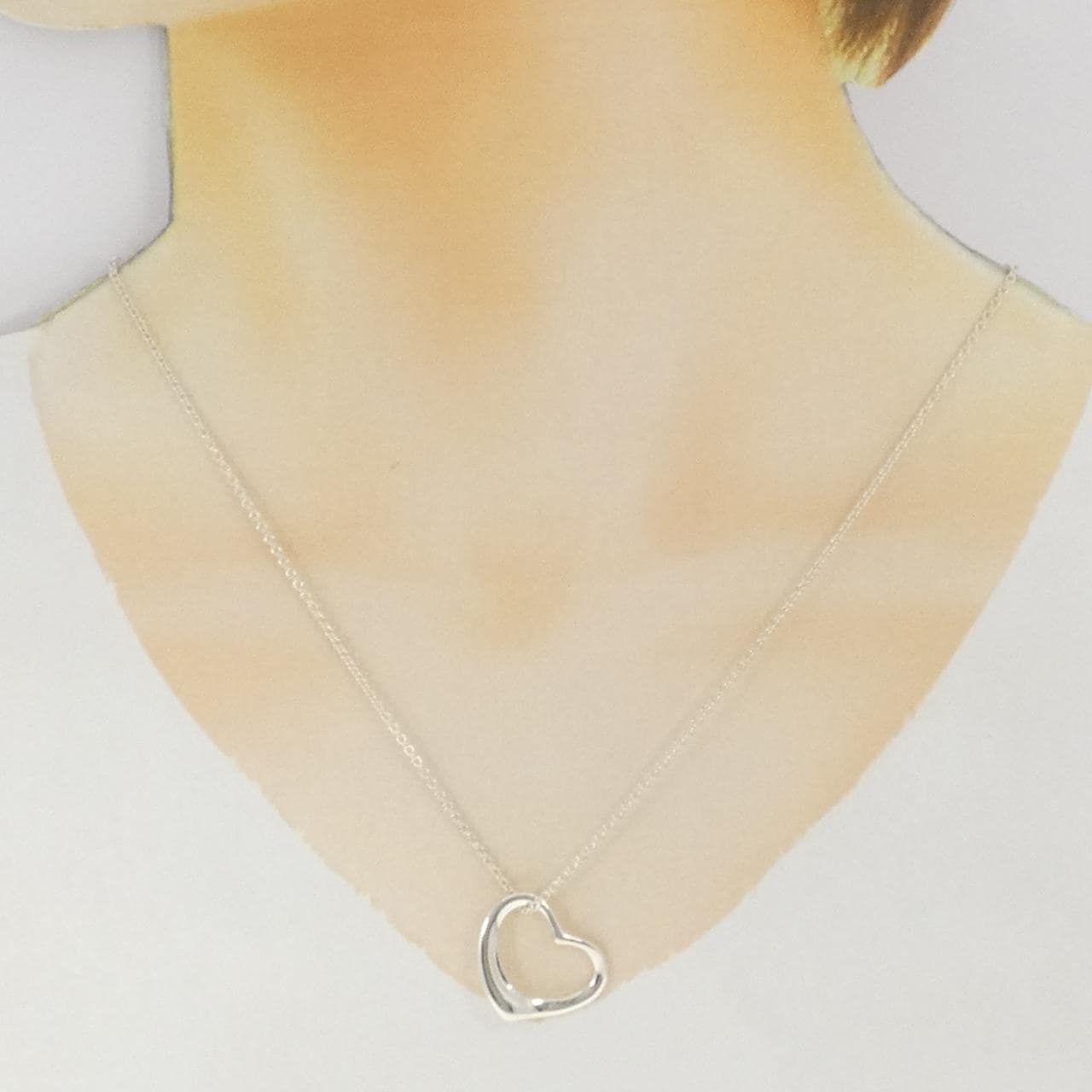 ティファニー オープンハート ネックレス