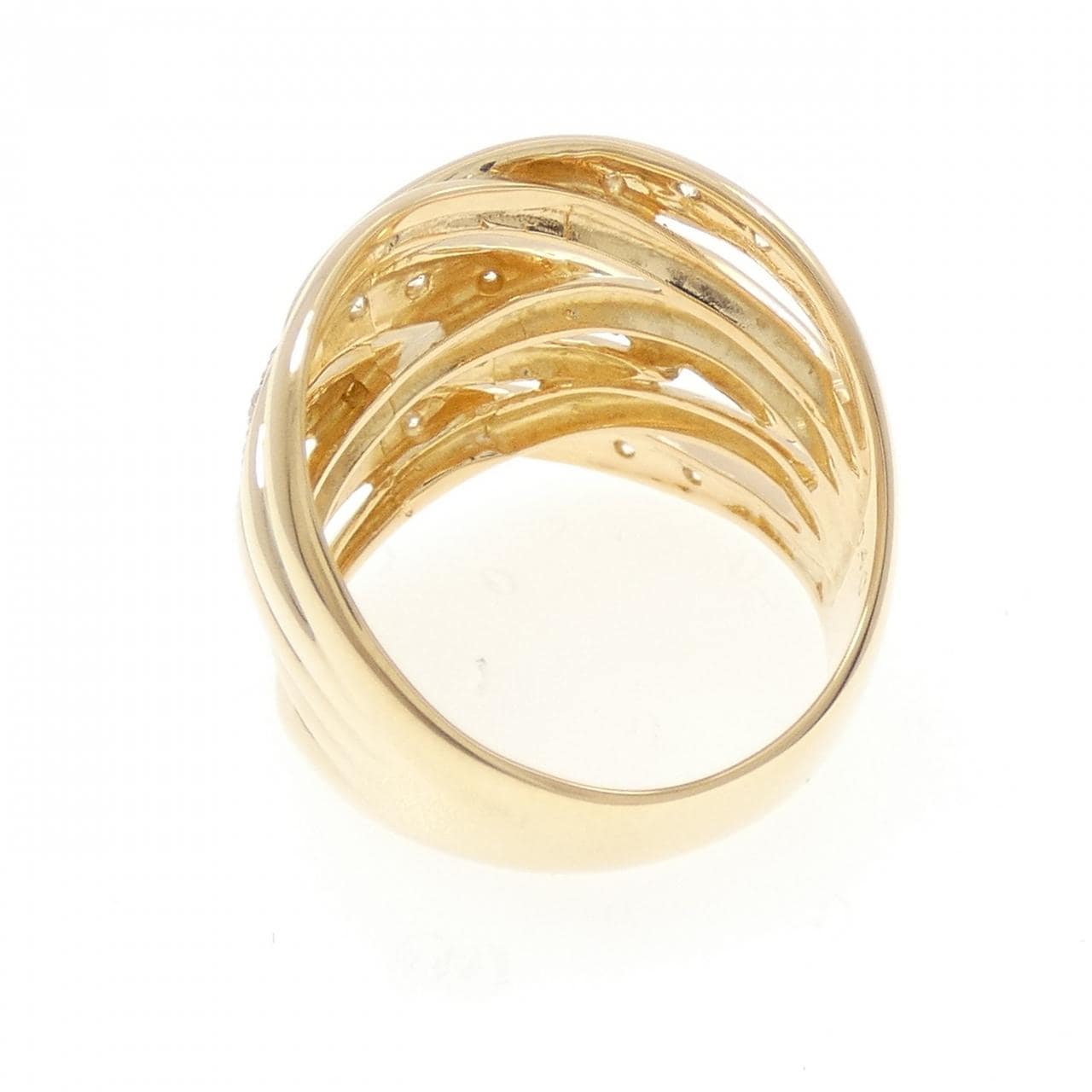 K18YG ダイヤモンド リング 0.40CT